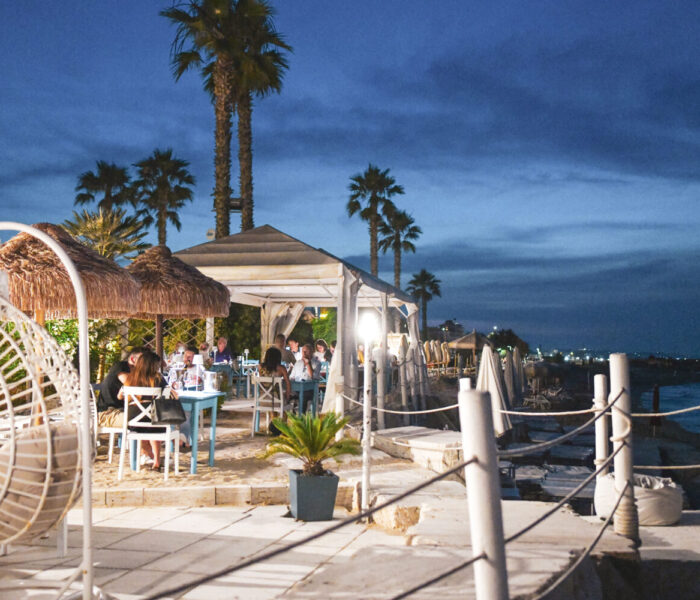 Cena vista mare Ciambi beach